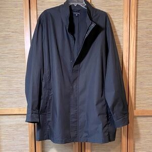 Universal Standard Plus Size Black Rain Jacket